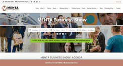 Desktop Screenshot of menta.org.uk